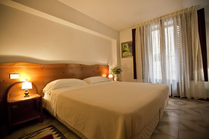 Rooms of the hotel Moderno in Erice