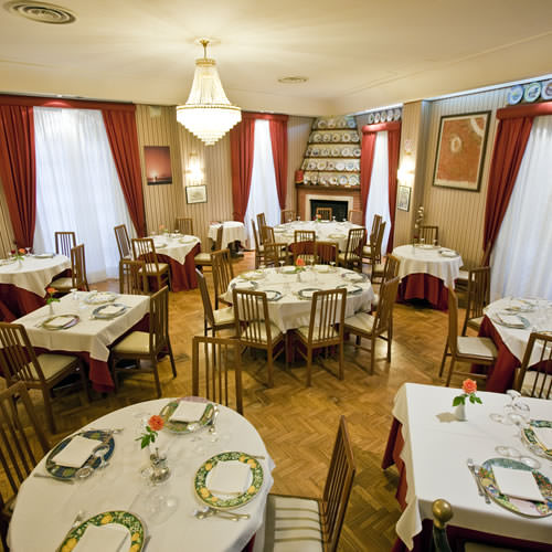 Restaurant of the Hotel Moderno in Erice